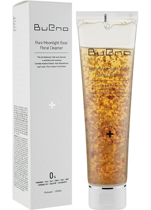 Гель для вмивання із пелюстками троянд Pure Moonlight Rose Floral Cleanser 80ml (2-989026) Bueno (369796739)