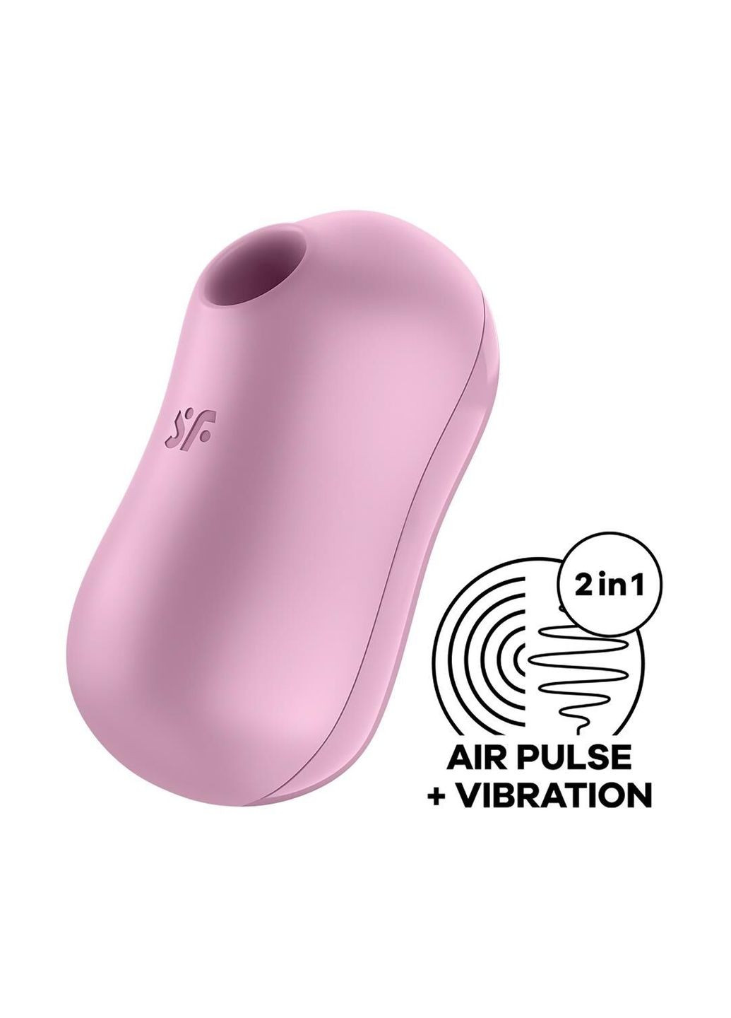 Вакуумный стимулятор с вибрцией Cotton Candy Lilac Satisfyer (360966532)
