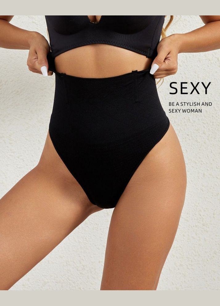 Утягивающие трусики стринги - черные Vakko (294983553)