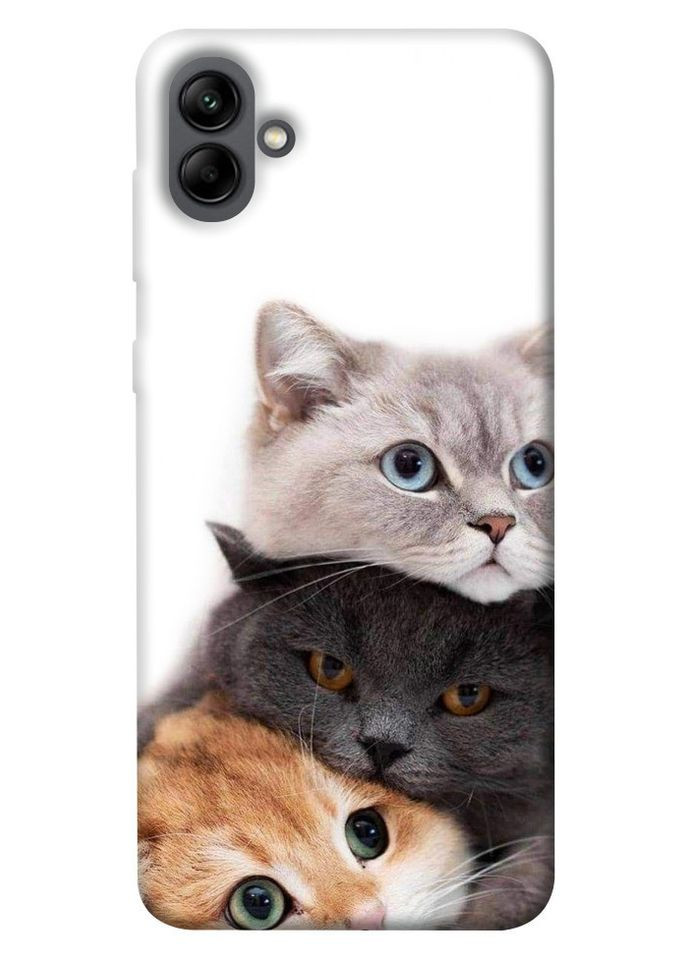 Чохол з принтом для Samsung Galaxy A04 / на самсунг галаксі А04 Три коти No Brand (339064635)