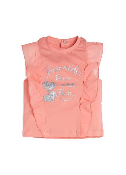 Комбінована літня футболка kids pink flash k02i07 k6yw0 pkfs Guess