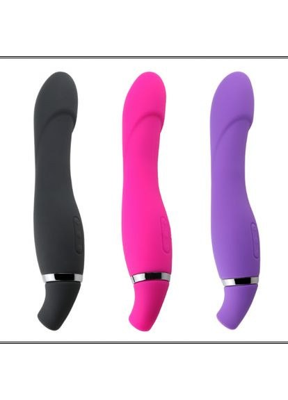 Вибратор вакуумный двойной для клитора и точки G VacuPower двусторонний с вибрацией Черный No Brand (303889141)