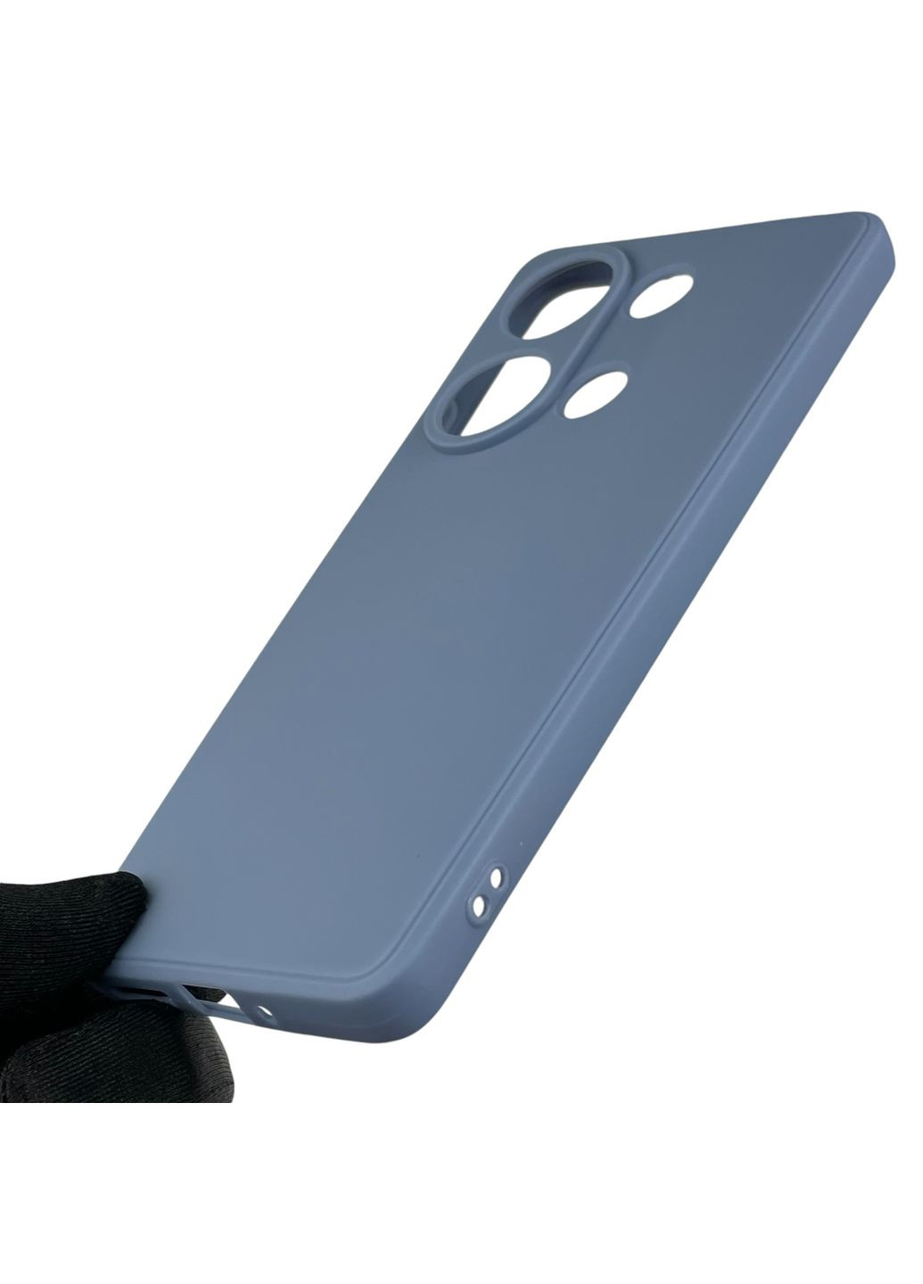 Чохол для Redmi Note 13 Pro 4G з квадратними гранями із захистом камери на сяомі редмі нот 13 про 4г блакитний Xiaomi (366022618)