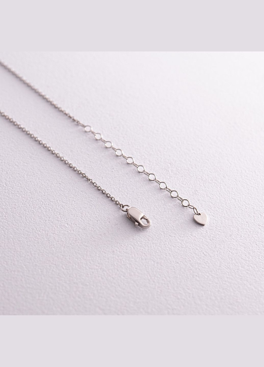 Кольє Я люблю Україну у сріблі 4036 45 Oniks (264392695)