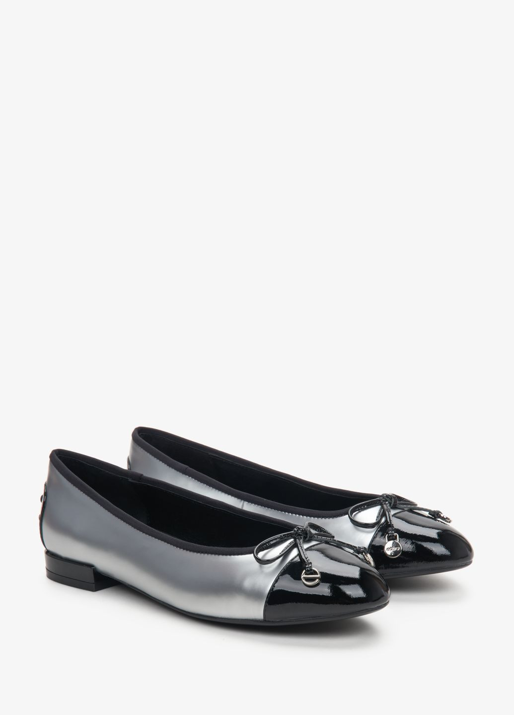 Женские балетки, цвет черный Estro | чёрные (323529029)