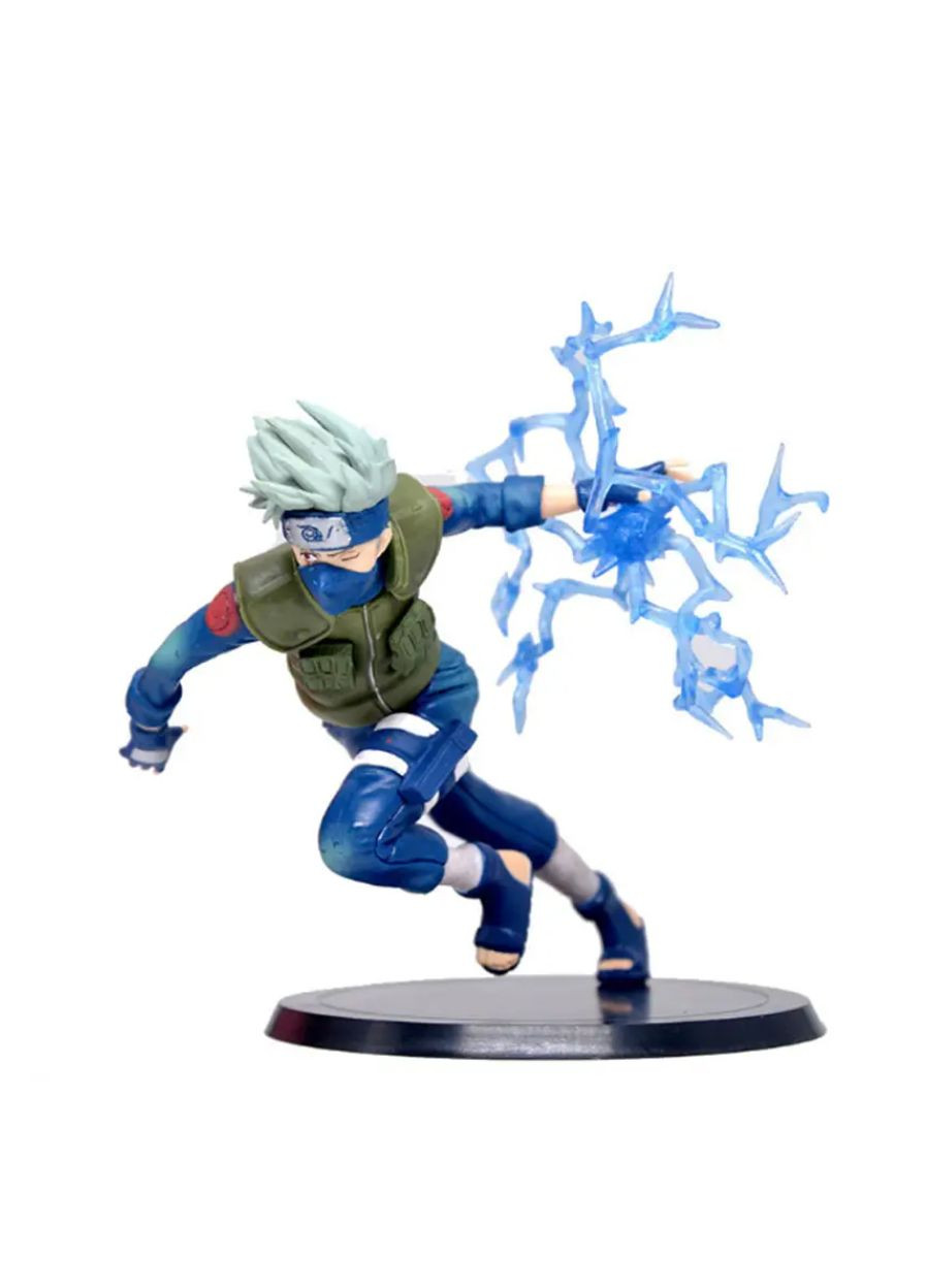 Колекційна аніме фігурка Naruto Shippuden Kakashi на підставці з ПВХ пластику 15 см No Brand (330245720)