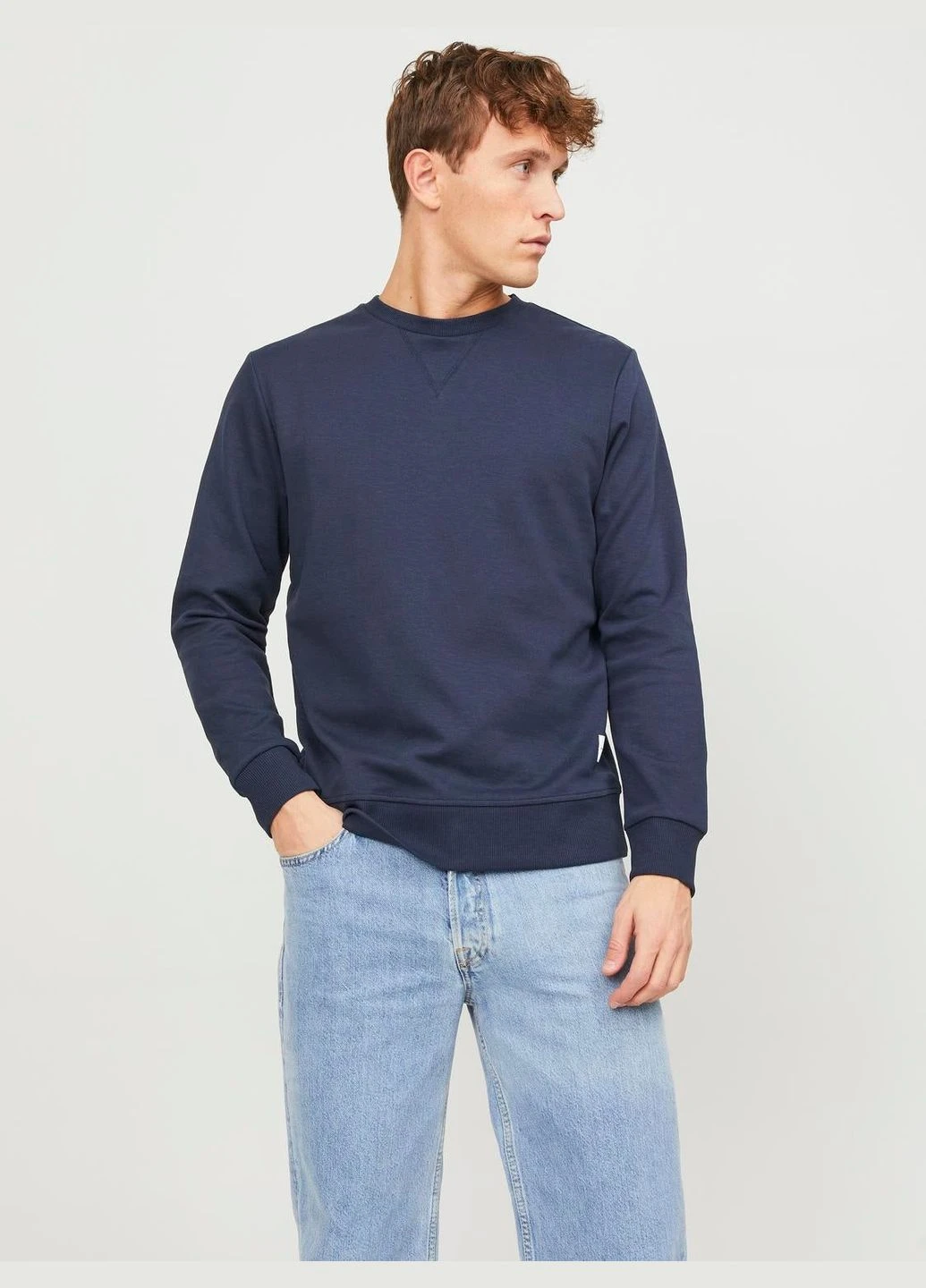 Серый свитшот демисезон,серый-синий,jack&jones Jack & Jones (280898561)
