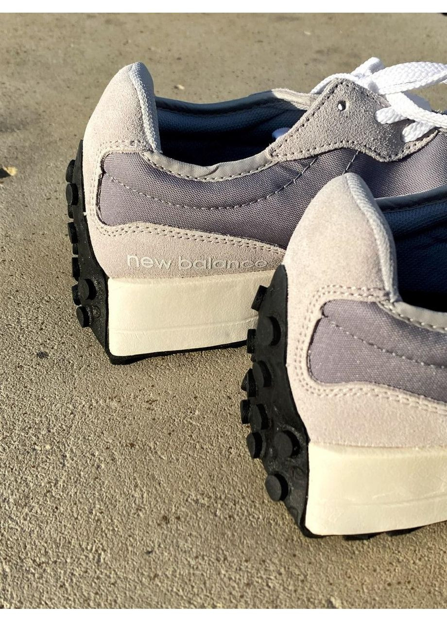 КРОССОВКИ ЖЕНСКИЕ NEW BALANCE 327 GREY VIOLET НЬЮ БЕЛАНС 327 No Brand серые демисезоны (368870490)