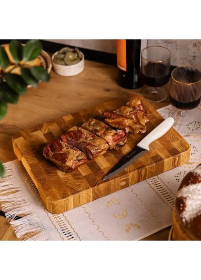 Доска для нарезки разделочная 45×30 см. Домино из ясеня C53W300450Y LUGI (369143495)