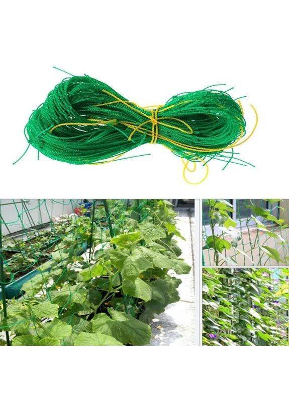 Сітка для Витких Рослин 🔥 Поліетиленова Плетена Нитка 🔥 Висока Щільність ❤️ Розмір 1,8х1,8 м ❤️ Comshop (364316045)