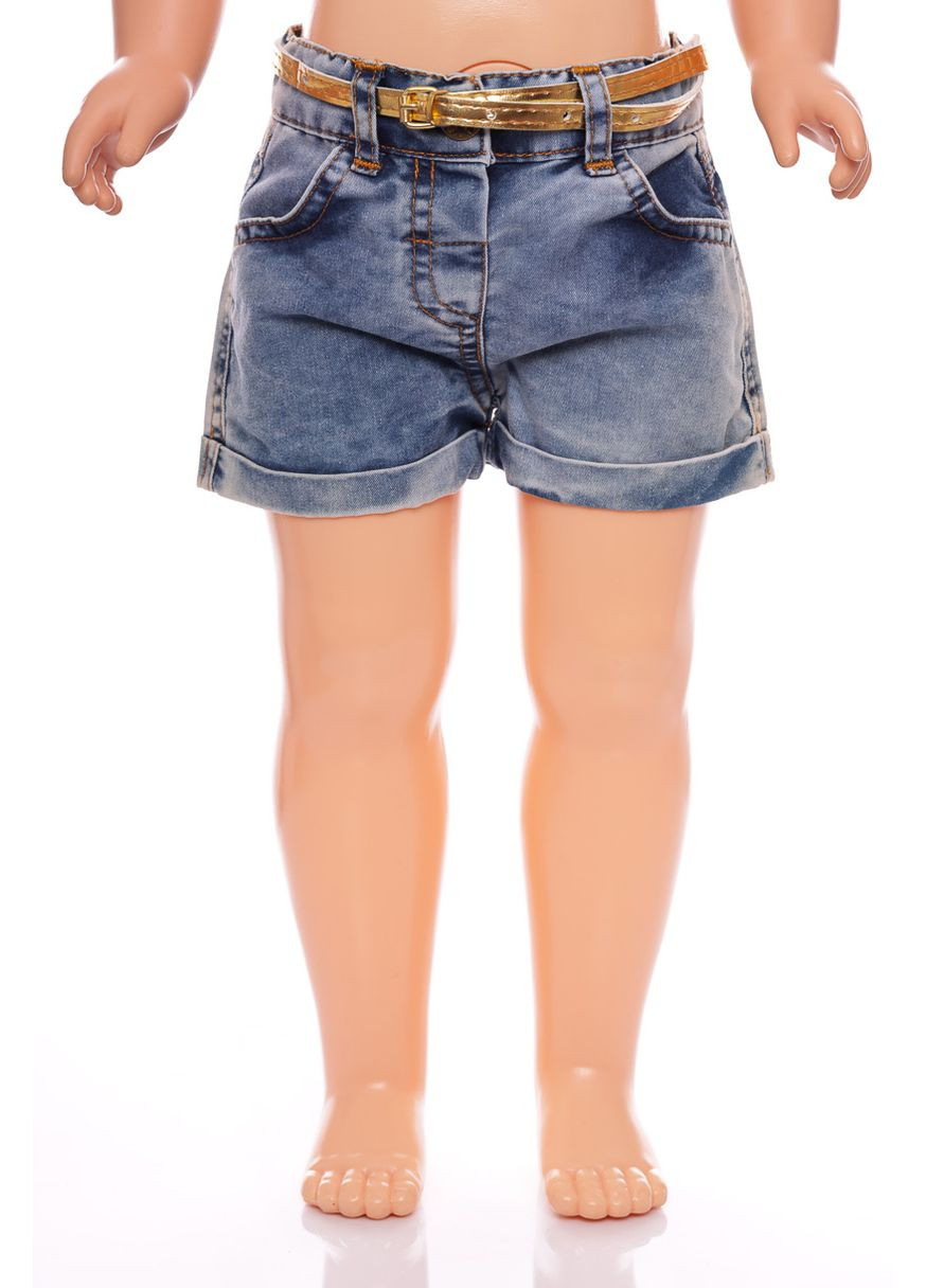 Бежевый летний костюм летний для девочки джинсовый cold бежевый 104 см (30494) BABYKROHA