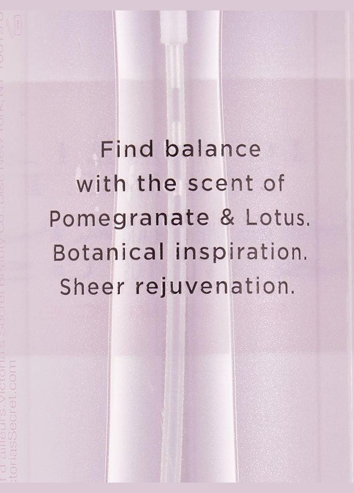 Парфюмированный спрей для тела Natural Beauty Body Pomegranate & Lotus Victoria's Secret (288677815)