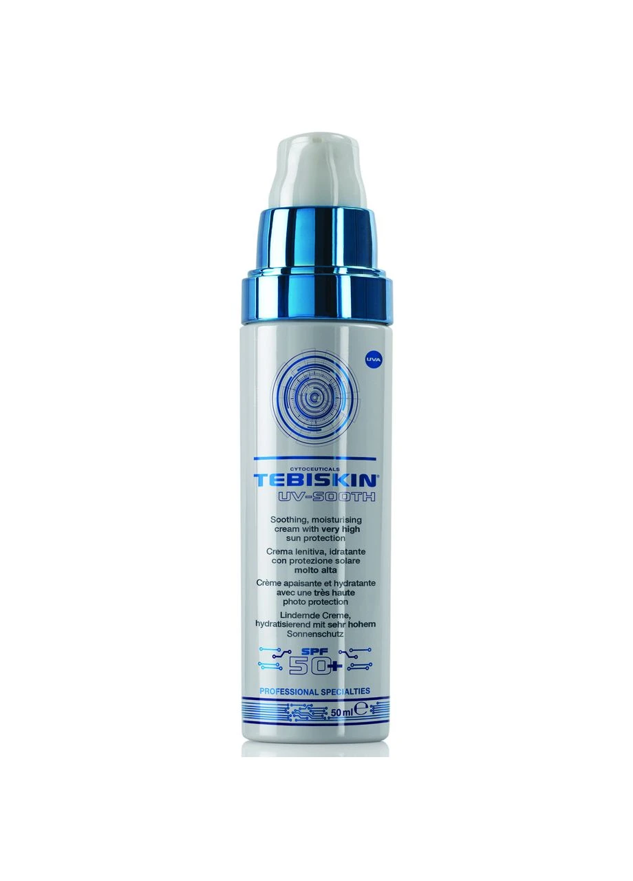Tebiskin Сонцезахисний зволожувальний крем Uv-Sooth Cream SPF 50+ 50 мл для чутливої шкіри — Крем, Італія (396469793)