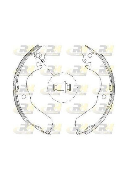 Тормозные колодки барабанные Roadhouse (364976320)