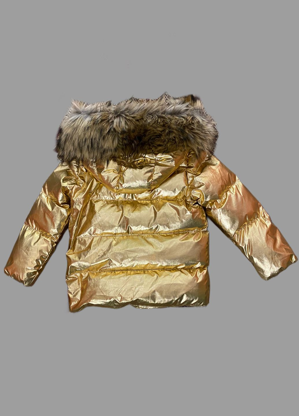Золотая зимняя зимняя куртка для девочки Mone