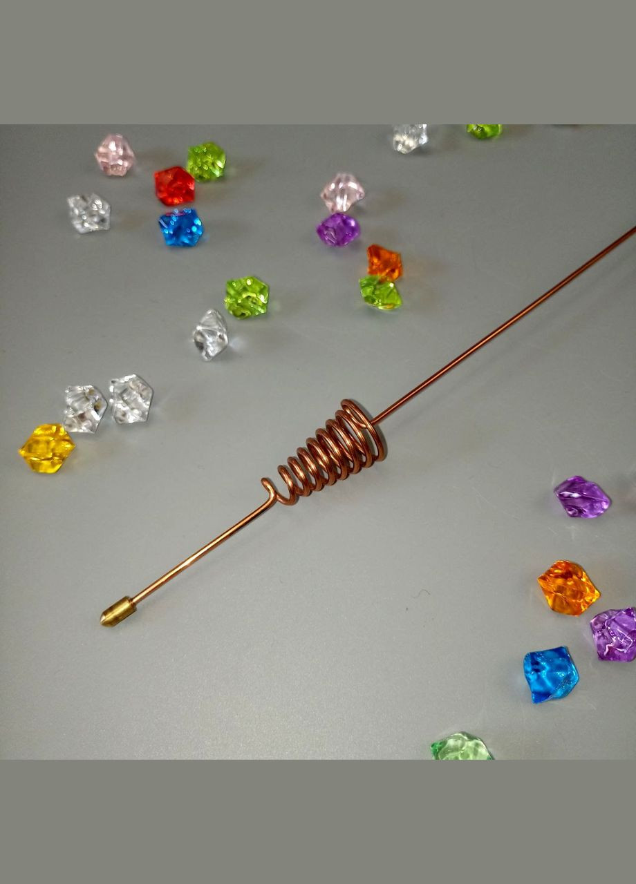 Рамка для біолокації обміднена з резонатором конусна спіраль+подарунок No Brand (342384734)