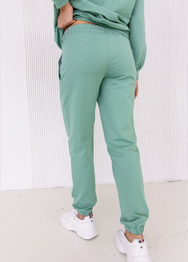 Спортивные штаны - джогеры для беременных трикотаж двунитка Юла мама (284116686)