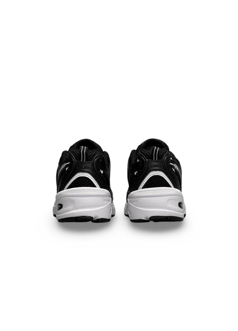 Черные демисезонные кроссовки мужские black base white premium, вьетнам New Balance 530