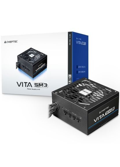 БЖ 850W VITA SM3 BPX-850-C ATX 3.1 120mm, 80+ Bronze, Semi modular, Retail Chieftec (372619582)