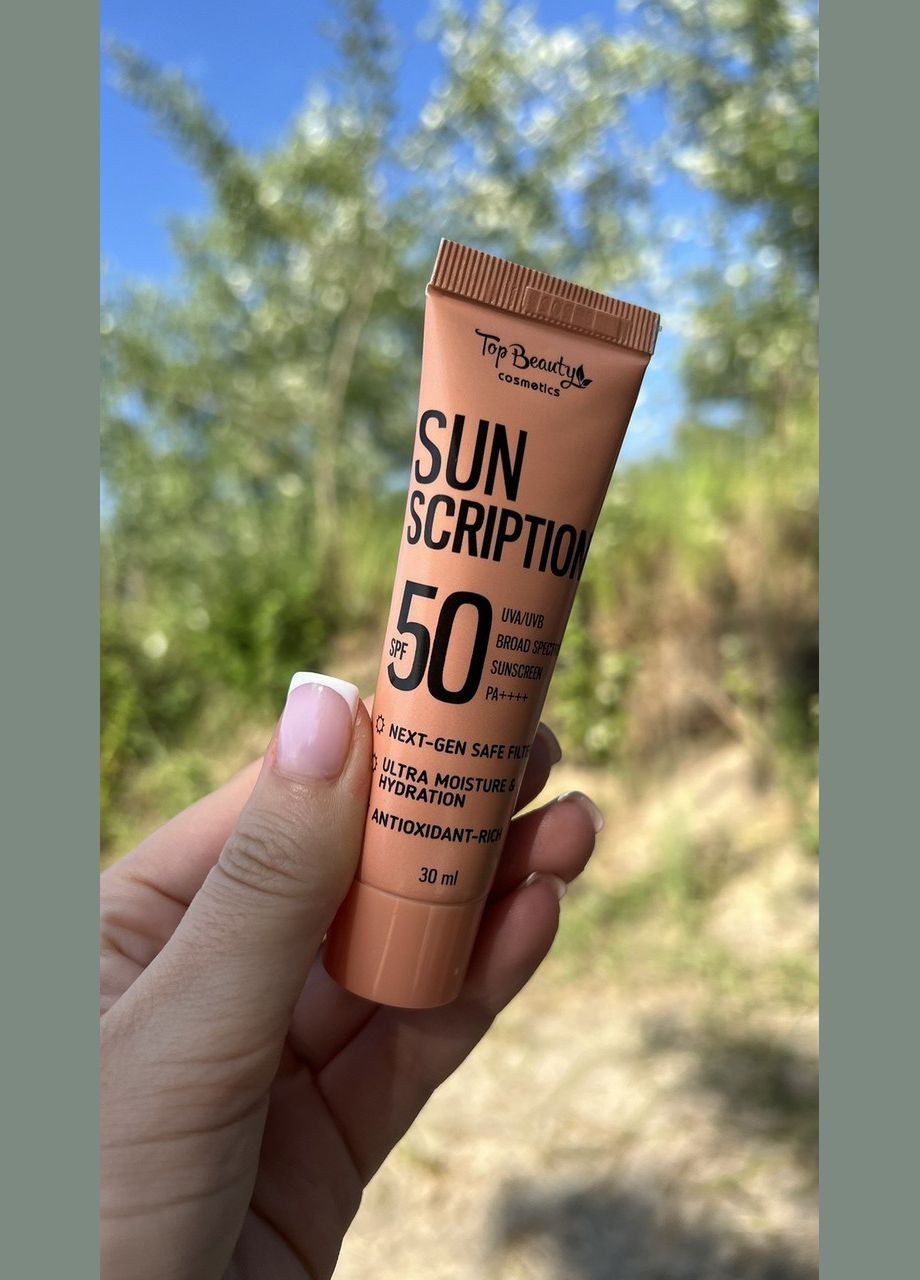 Top Beauty Увлажняющий крем для лица SPF 50, 30 мл — Крем, Украина (296660280)