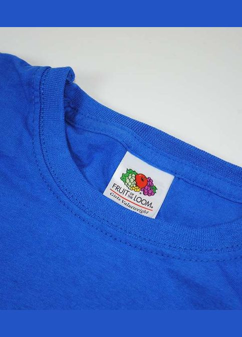 Синяя летняя футболка детская valueweight girls ярко- (061005051152) Fruit of the Loom