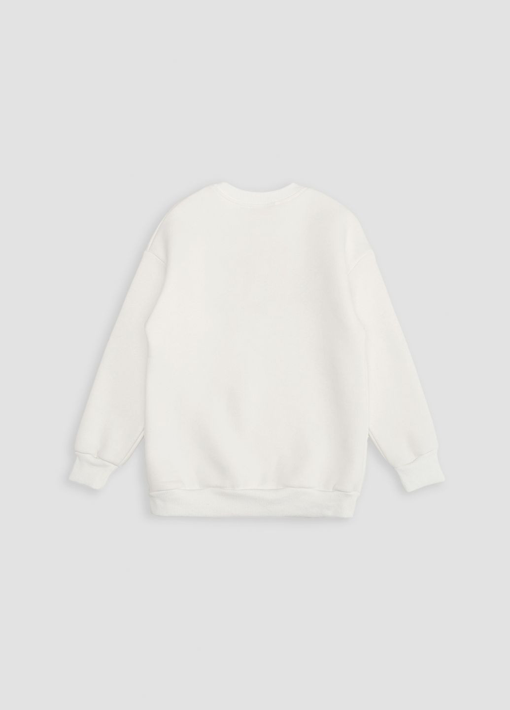 First Kids свитшот для девочки цвет молочный цб-00259659 молочный футер