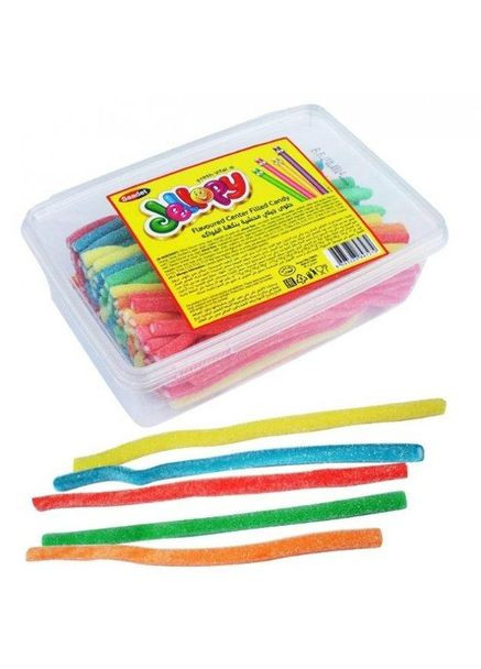 Жувальні цукерки Jellopy мармеладні палички в цукрі 1,5 кг No Brand (305064426)