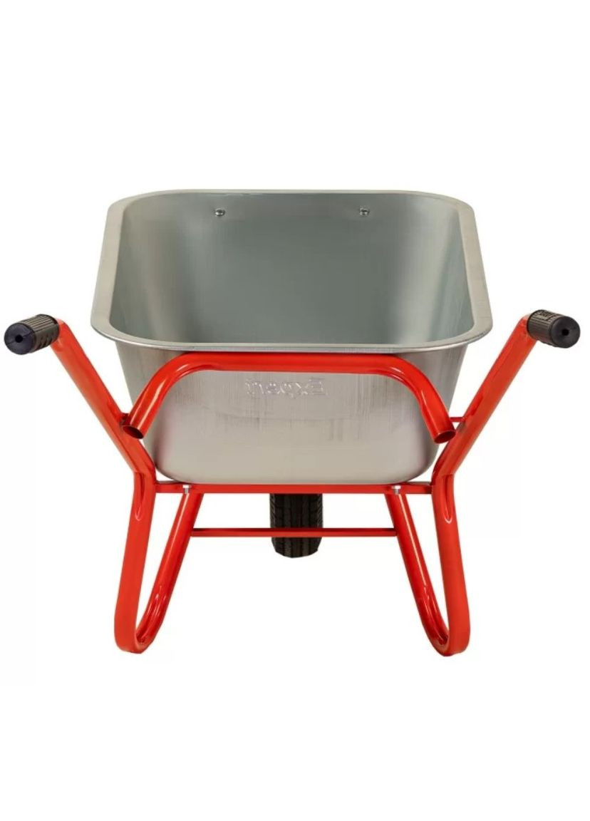 Тачка будівельна PRO Formula 1 Expert (100 л, 180 кг, 0.8 мм) посилена оцинкована одноколісна з пневматични (24207) КВІТКА (303633415)