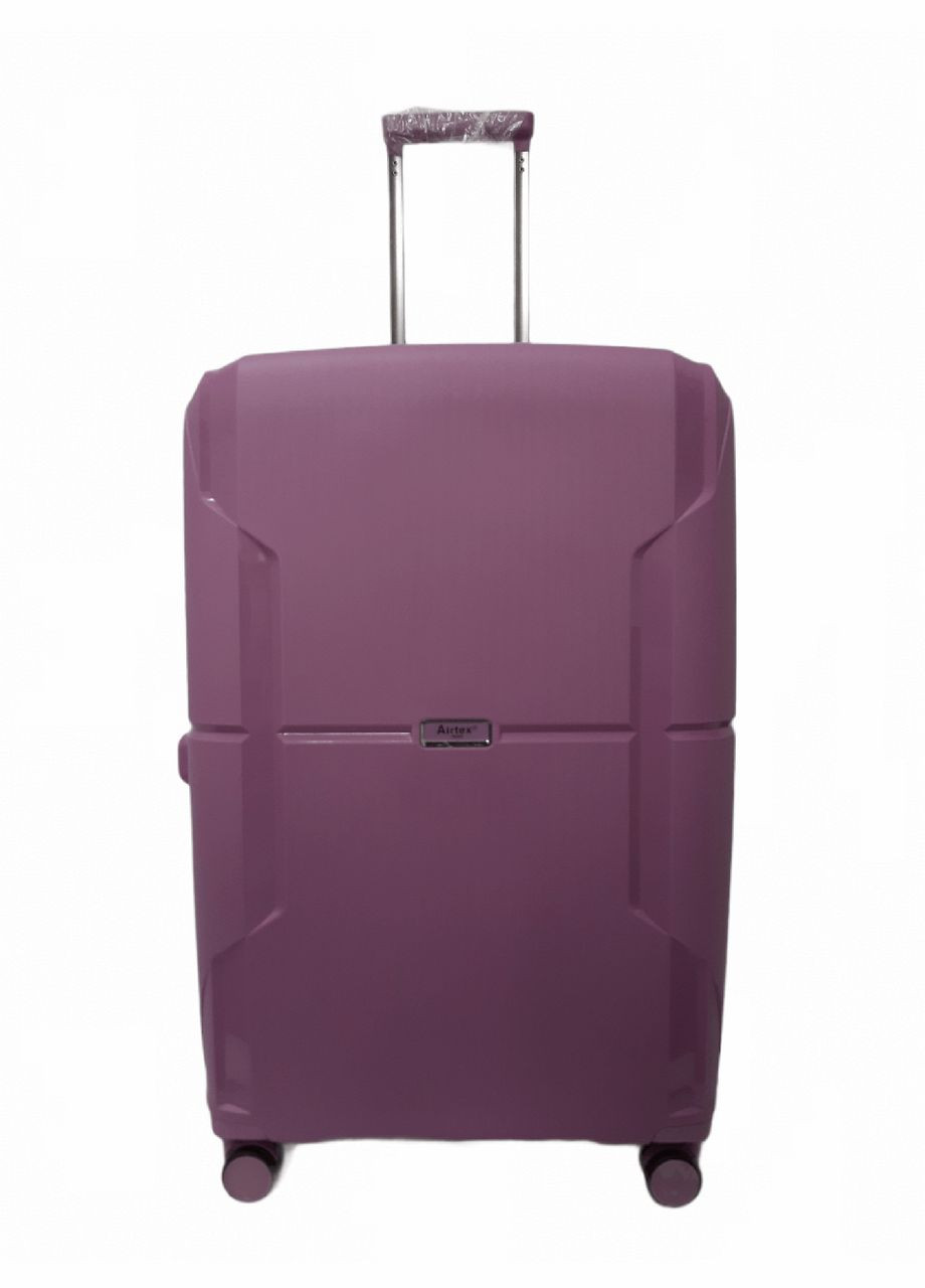 Чемодан дорожный Гигант (XL) Полипропилен Airteх 245 108л 77х52х31см Сиреневый AIRTEX (297643555)
