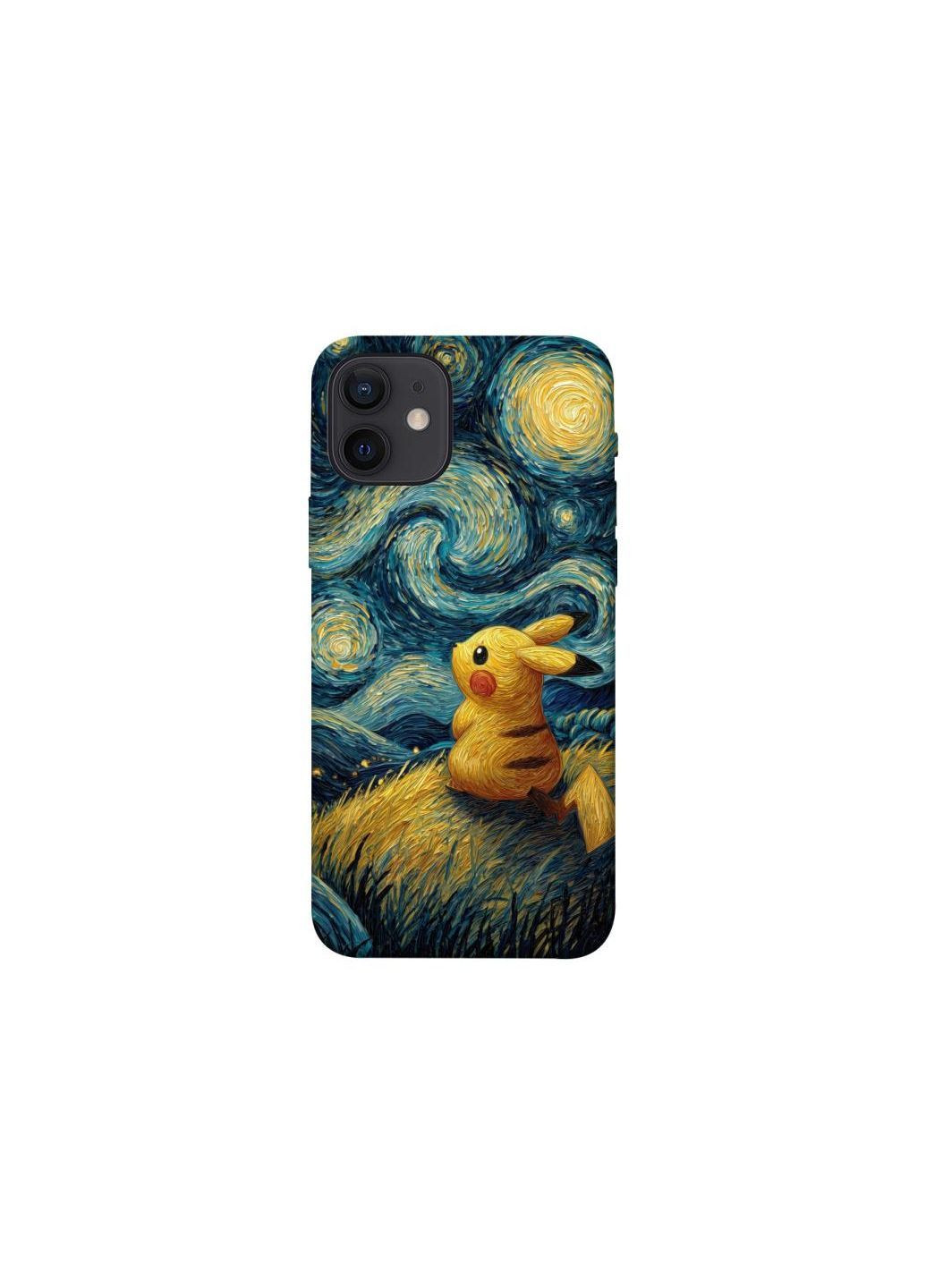 Чохол на Apple iPhone 12 (6.1") Pikachu and Van Gogh Frontalka (362033483)