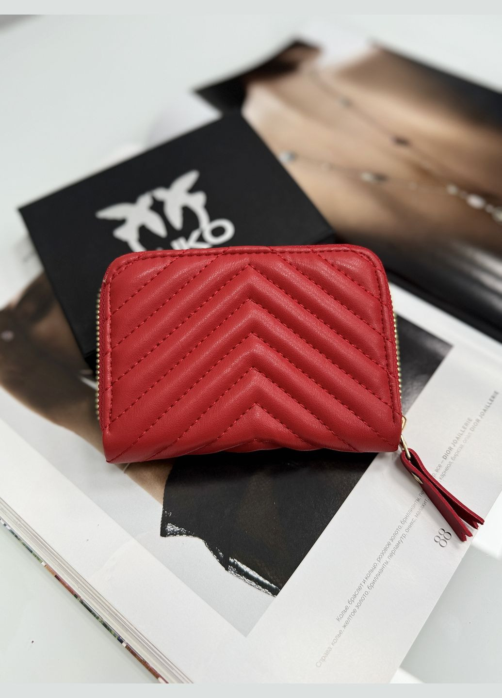 Гаманець Пінко міні LUX червоний No Brand (317627511)