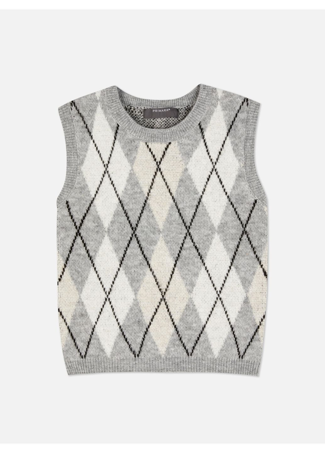 Жилетка,сірий-молочний-чорний, Primark (368151594)