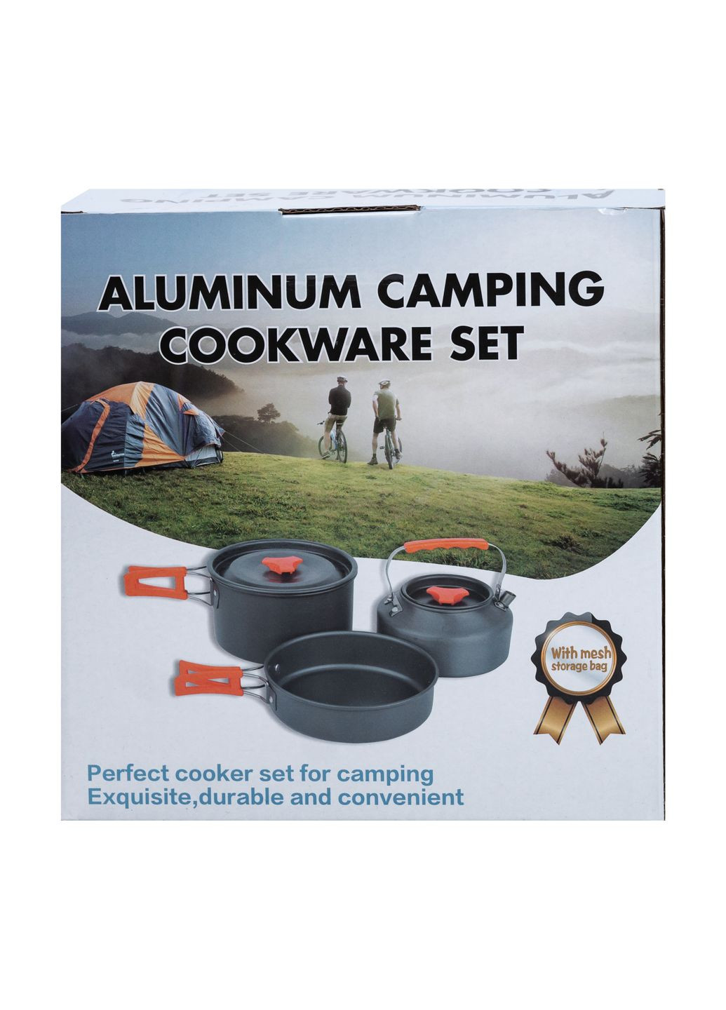 Набір туристичного посуду 3 предмети 16,5/14,5/17,5 см LUGI (361678577)