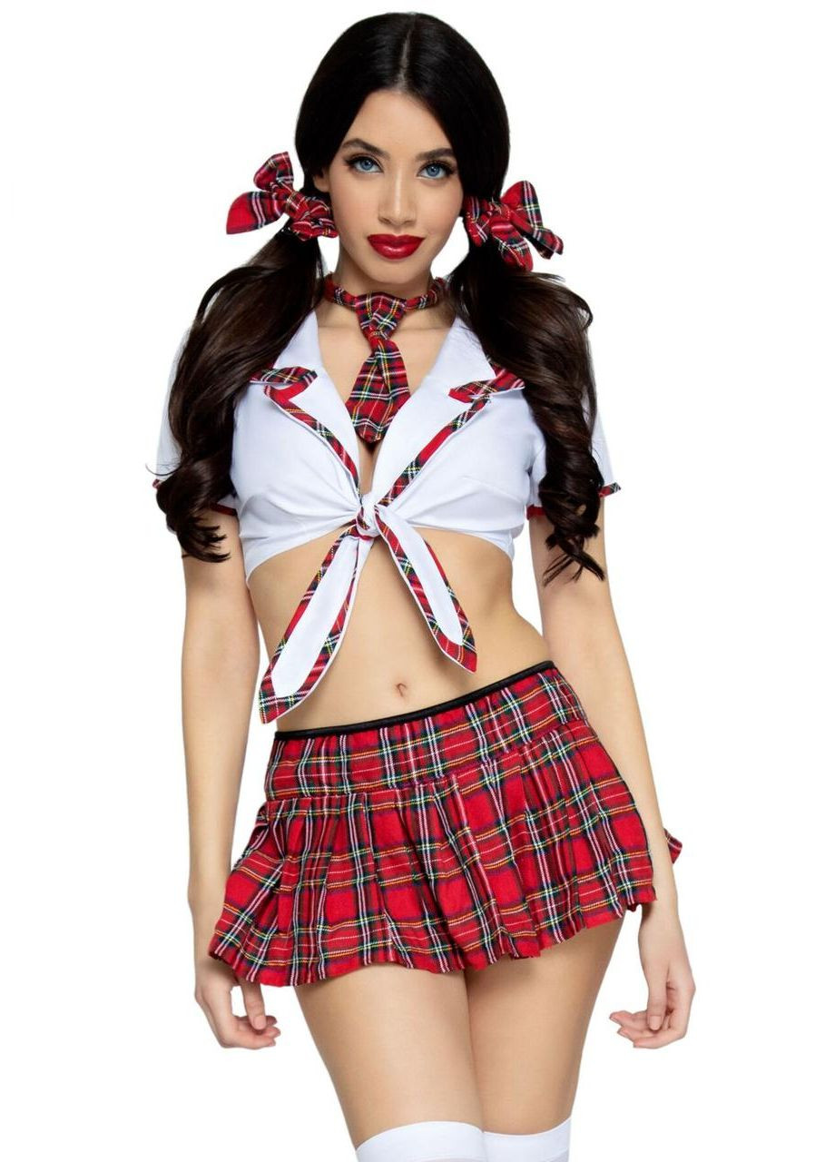 Leg Avenue Miss Prep School M/L Red No Brand (303879211)