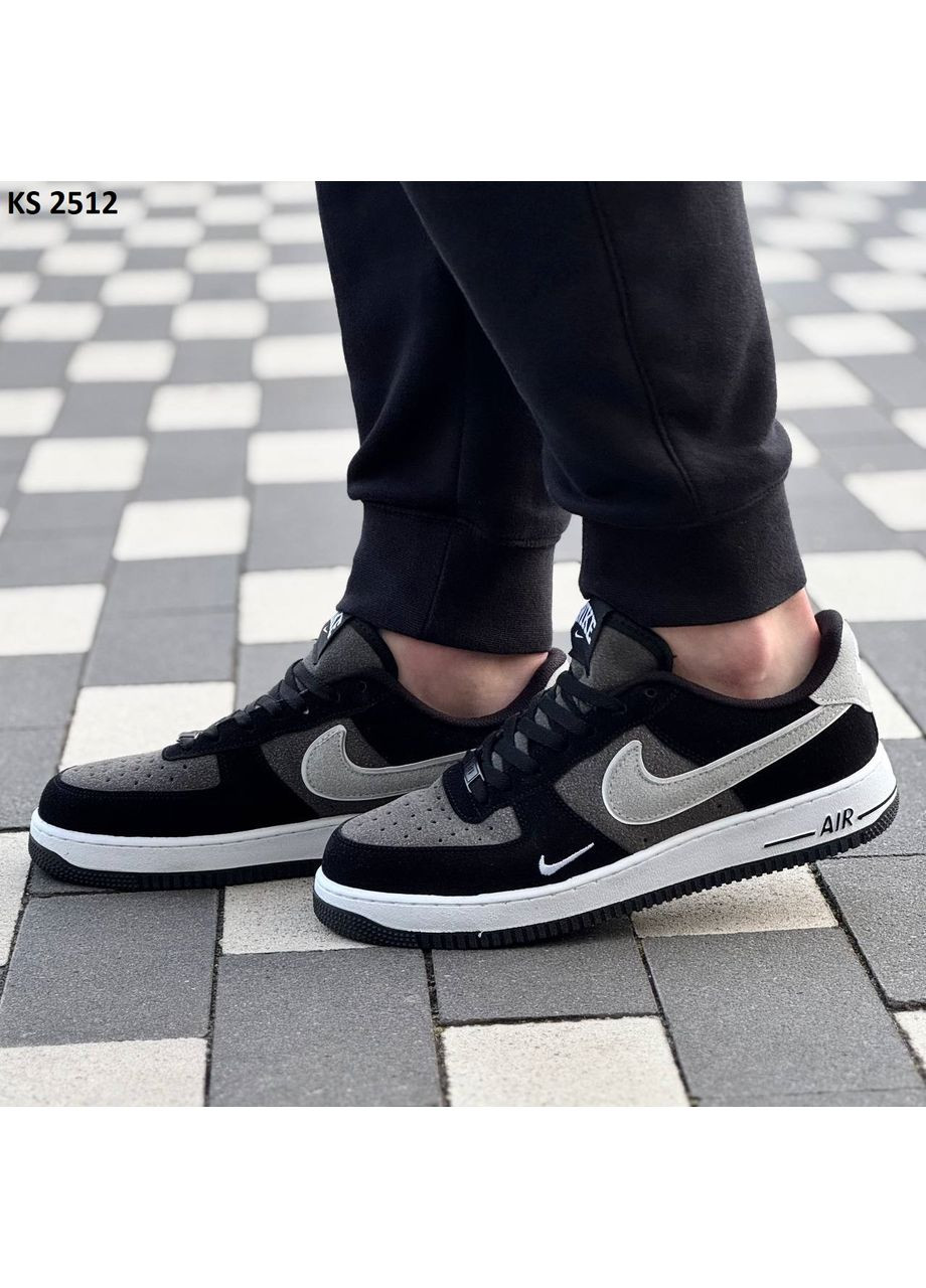 КРОСІВКИ ЖІНОЧІ NIKE AIR FORCE GRAY НАЙК АІР ФОРС 1 ПРЕМІУМ No Brand сірі демісезони (368888109)