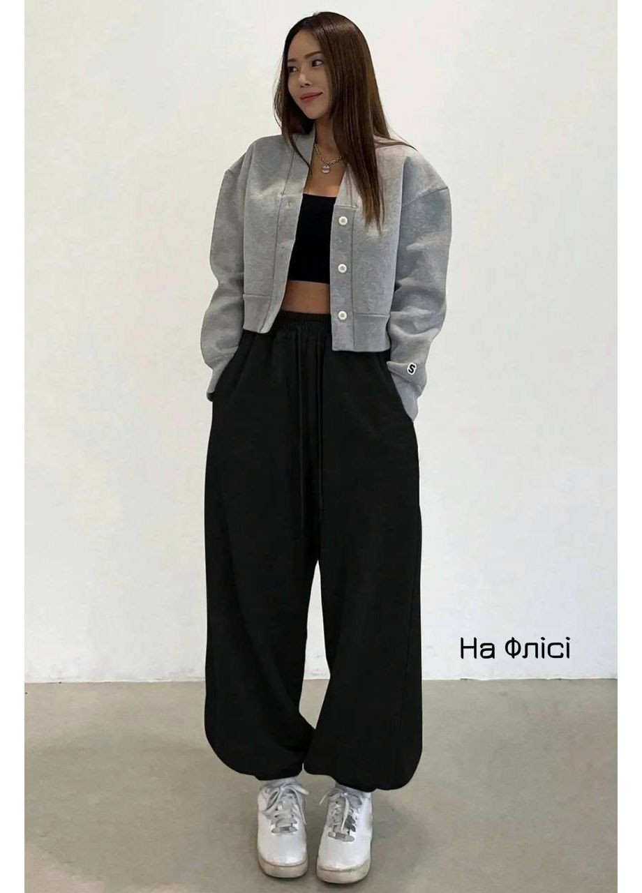 Жіночі спортивні штани на флісі No Brand (366226495)