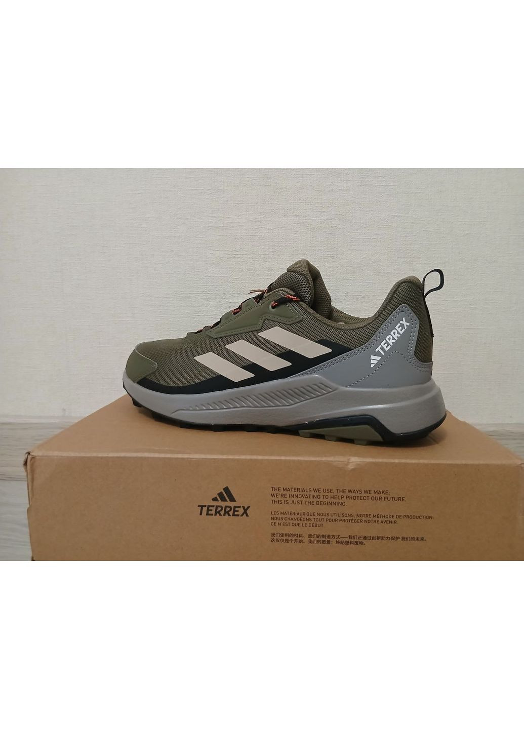 Оливкові оригінал id0894 кросівки adidas Terrex Anylander