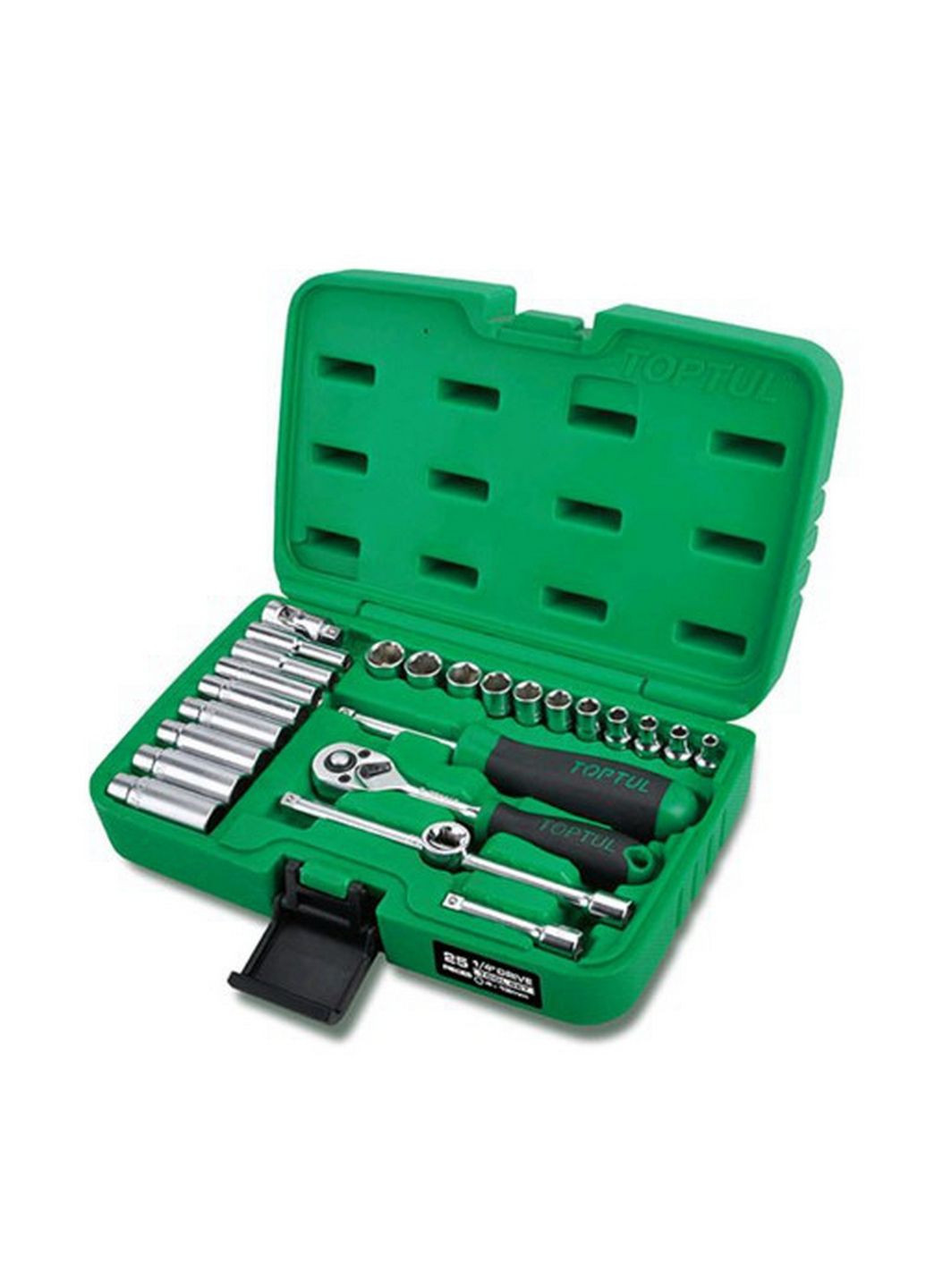 Комплект инструмента в кейсе 1/4" 25ед. TOPTUL (289365395)
