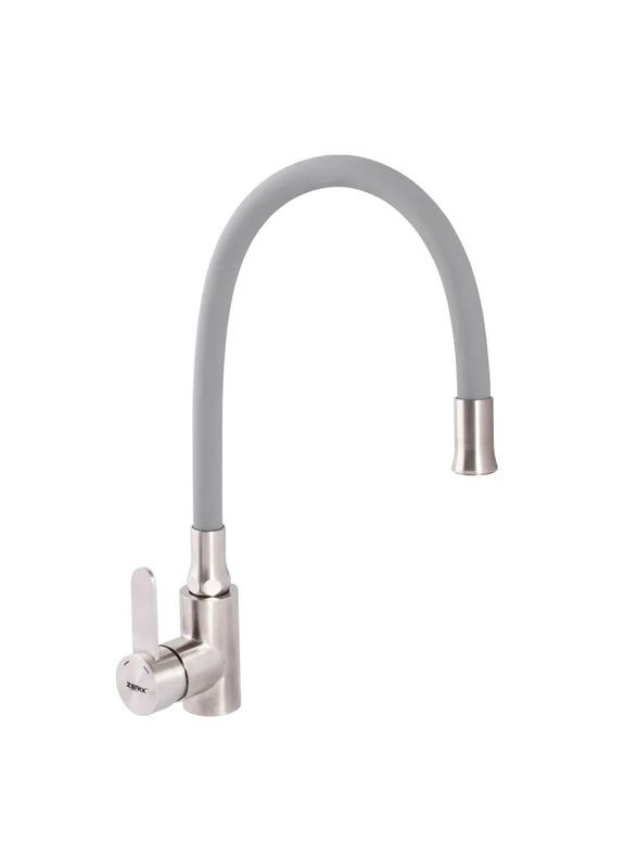 Змішувач для кухні LR74004-9 з сірим гнучким виливом (LL1204) Zerix (321213351)