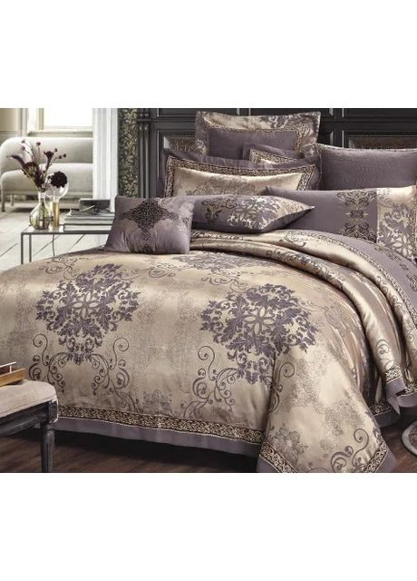 Постільна білизна євро Сатин Жаккард 2426-E 220х200 см Tiare (366574727)