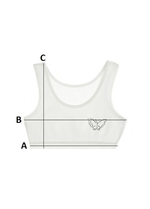 Топ на широких бретельках для дівчинки Donella Класична (366249383)