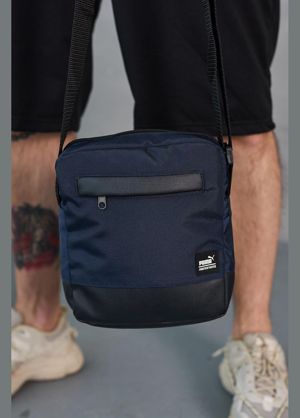 Барсетка «unique» 1000d синяя No Brand (329203561)