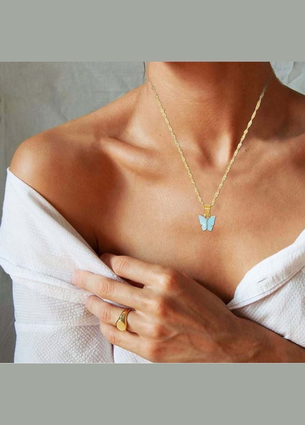 Ланцюжок-підвіска з метеликом "Light Butterfly" No Brand (311222543)