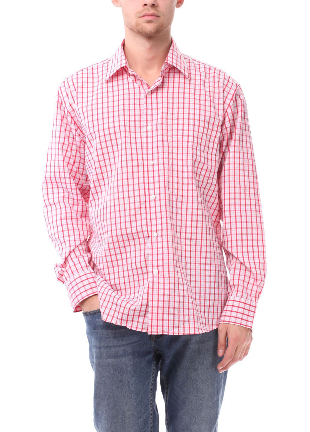 Красная повседневный рубашка в клетку Aldo & Co