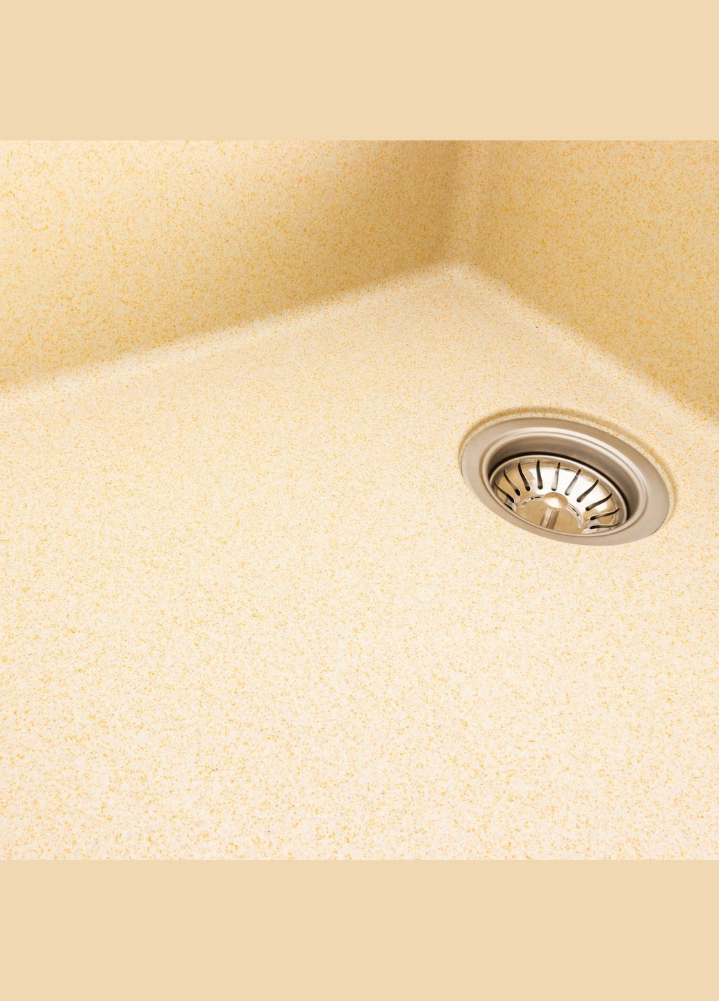Гранітна мийка для кухні 7850 ROMA матова (пісок) Platinum (277697105)