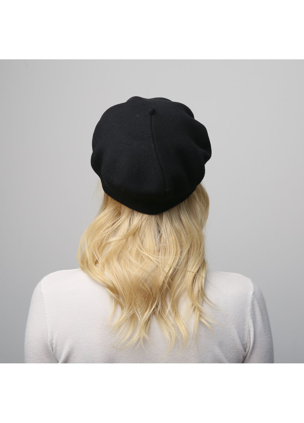 Берет женский модал черный JANE LuckyLOOK 947-260 (322789611)