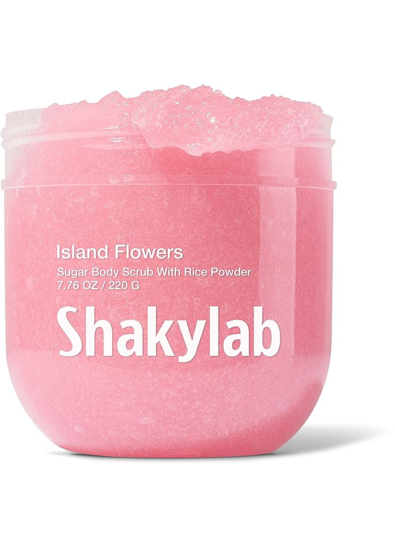 Скраб для тела парфюмированный сахарный "Island Flowers" Island Flowers Body Scrub 220g (1401288-31015890) Shakylab (368871521)