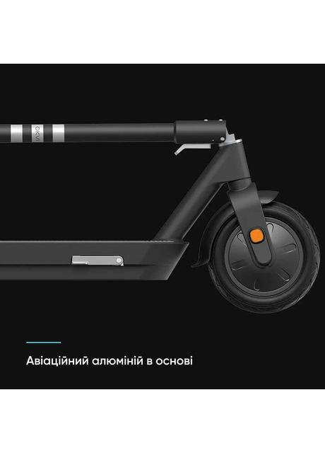 Електросамокат Black 10", 350(700)W, 14.7Ah, 80km, 25km\h, 25%, NFC, App, 21kg (ES30-B) OKAI ES30-NEON PRO (372682173)