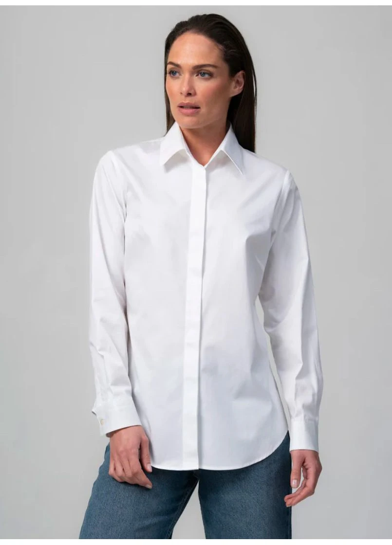 Класична жіноча сорочка, чорна, М, 42-44 No Brand (377097481)