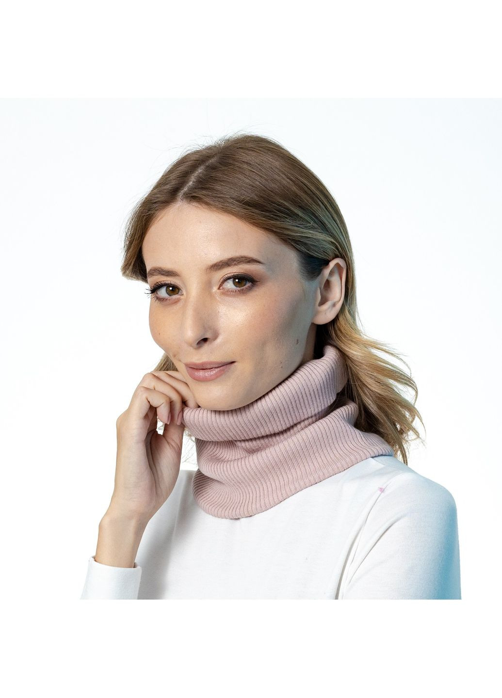 Баф жіночий бавовна рожевий EDISON LuckyLOOK 573-895 (322792245)